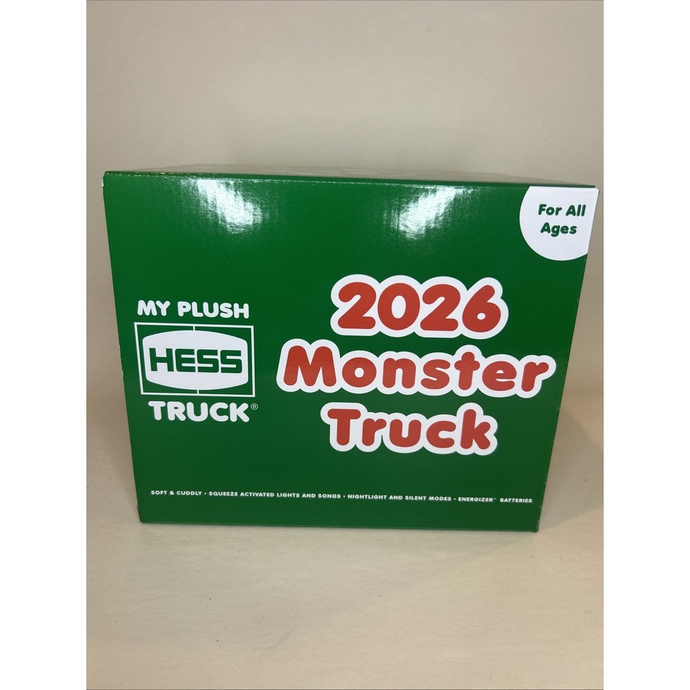 Hess 2026 Monster Truck My Plush Truck New In Box - Picture 3 of 9